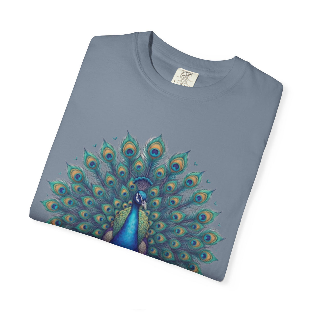 "Hippy Peacock" Unisex Garment-Dyed Tee