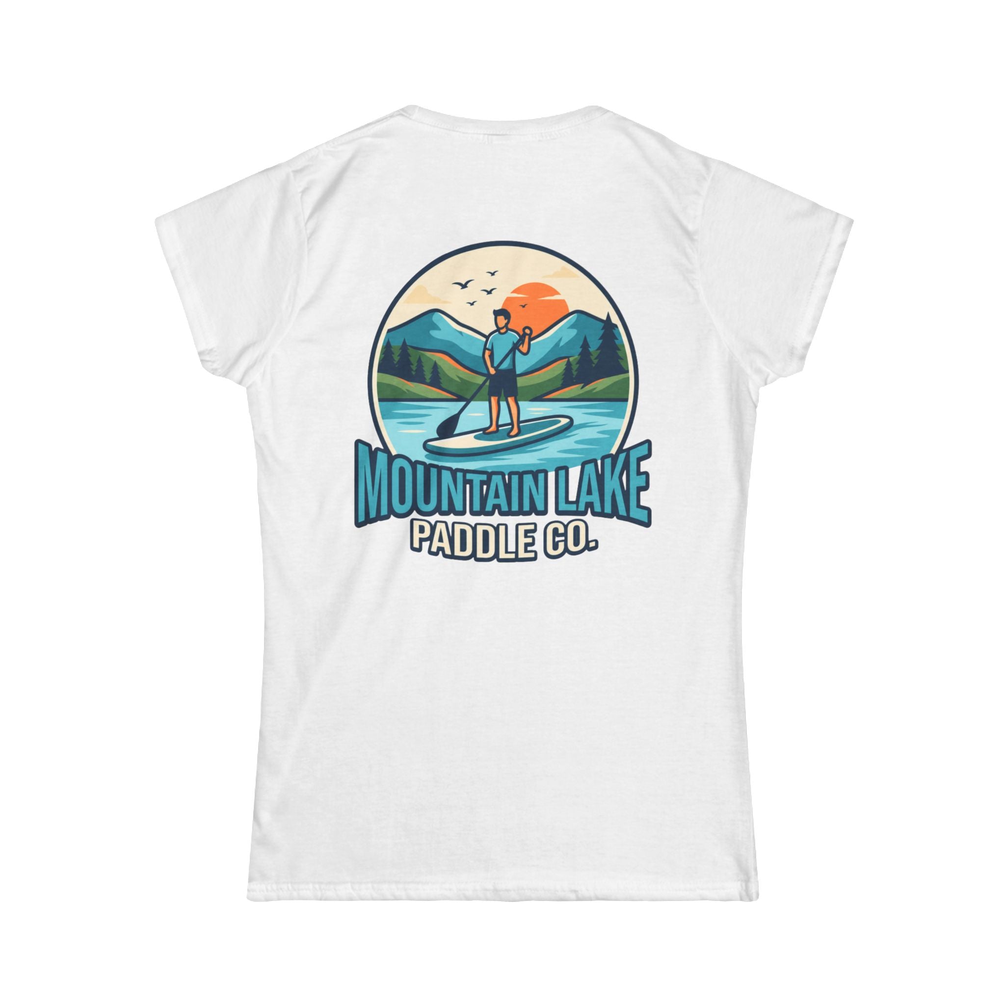 "Mountain Lake Paddle Board" Women's Tee