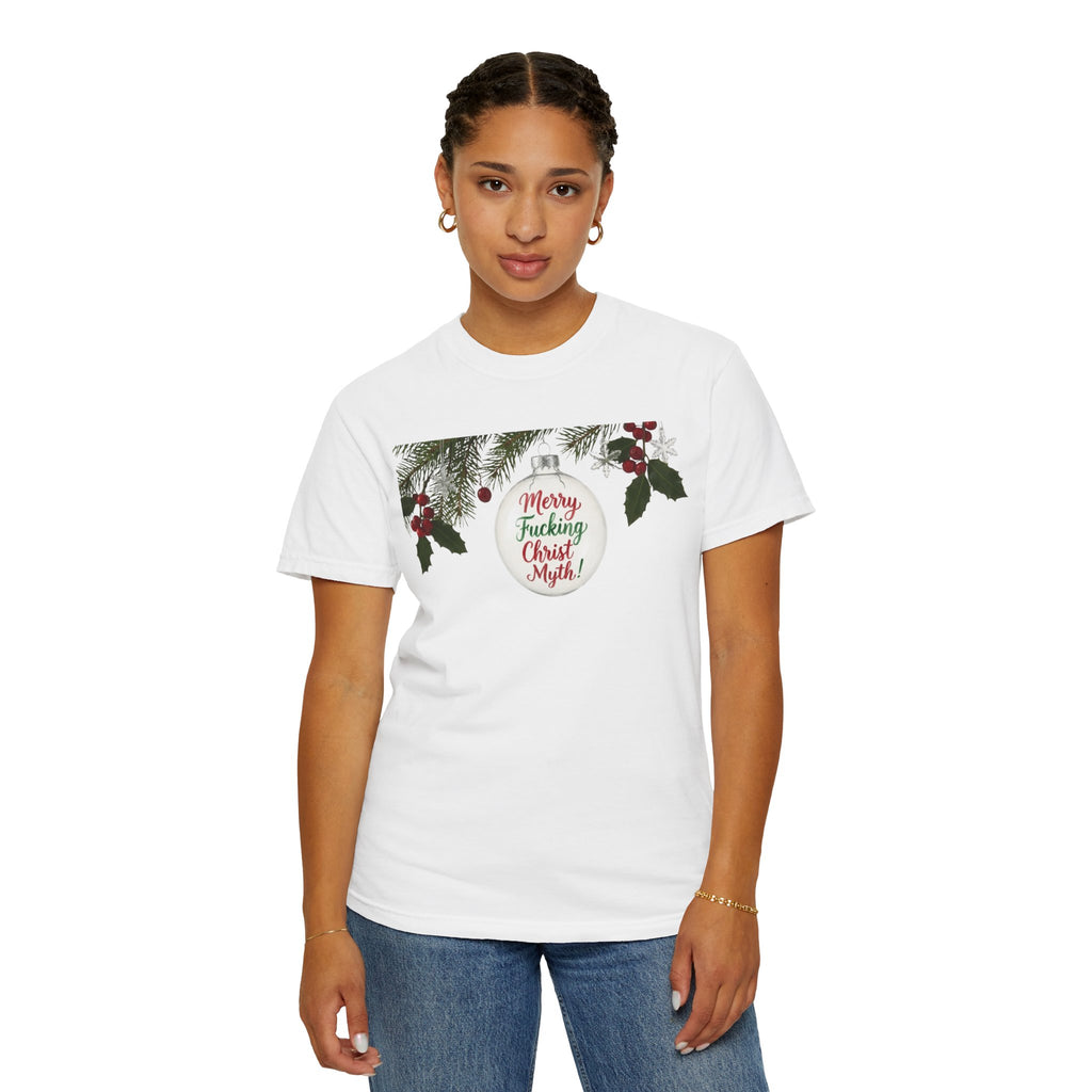 "MF Christ Myth" Unisex Garment-Dyed T-shirt