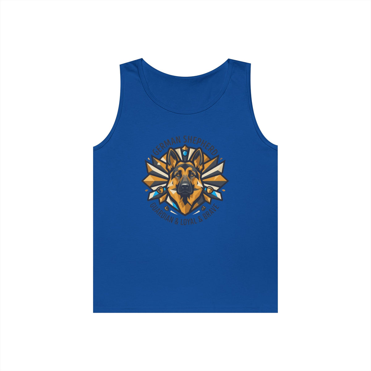"German Shepherd Guardian Loyal Brave" Tank Top
