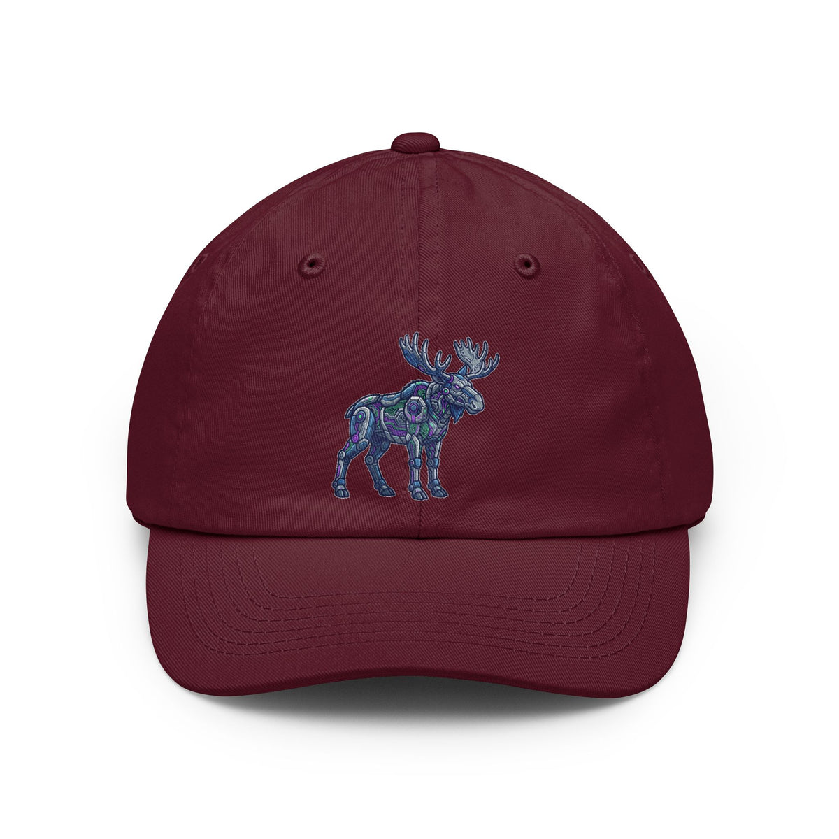Color: Maroon | Cyber Moose Dad Hat