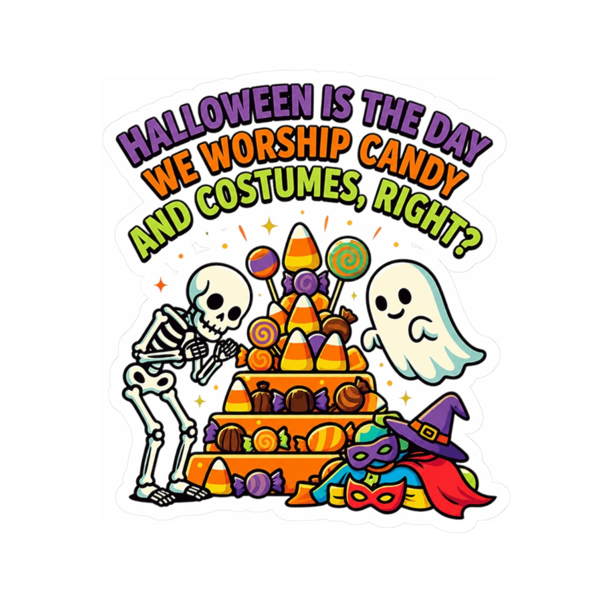 "Worship Candy" Sticker — Main