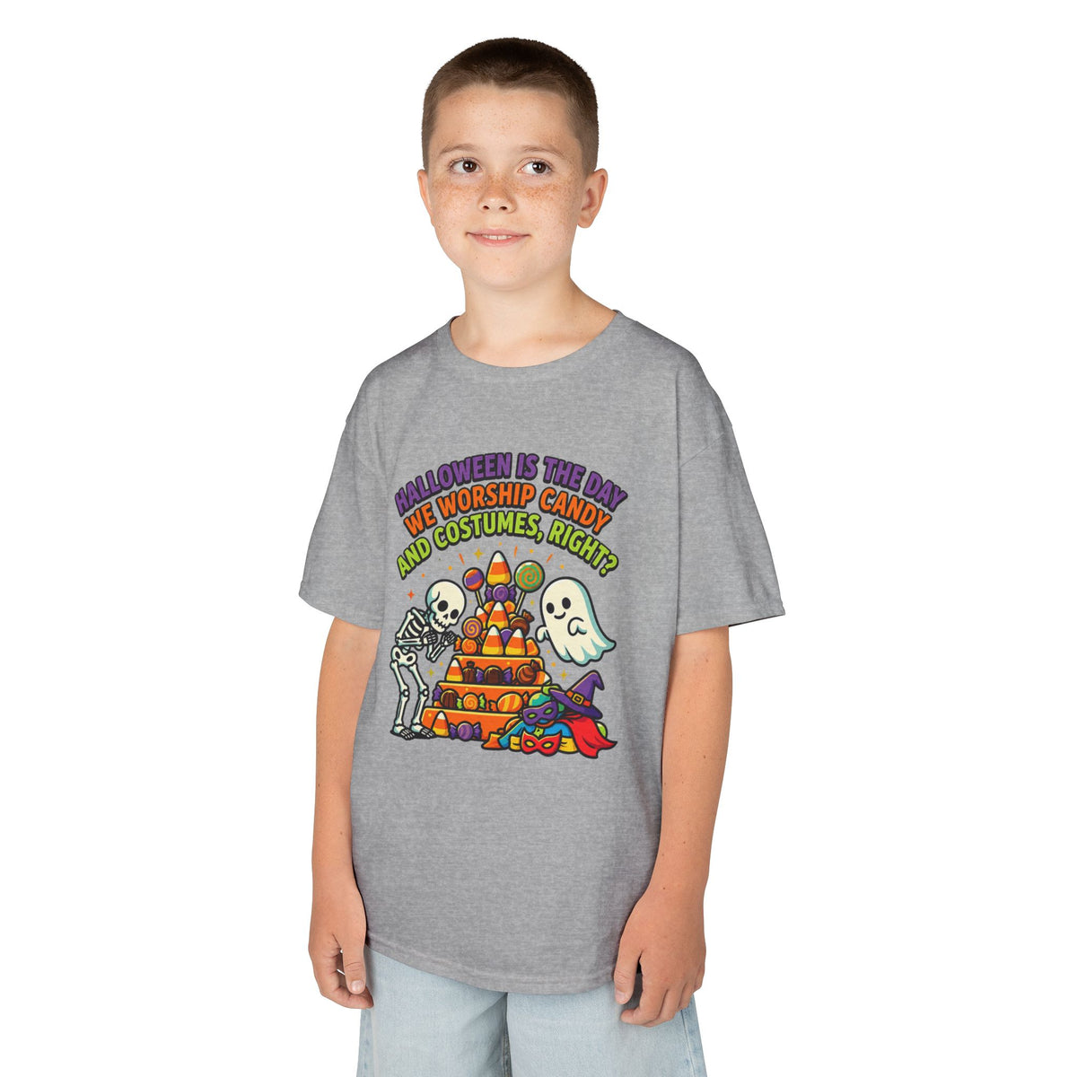 Color: Sport Grey | Worship Candy Kids Tee
