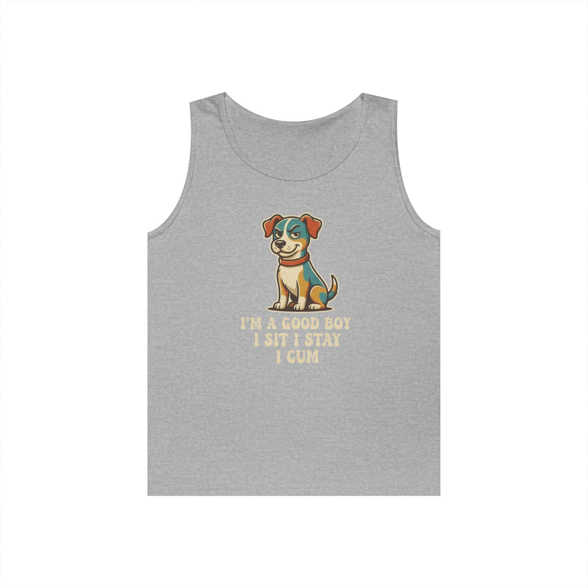 Color: Sport Grey | I'm A Good Boy Tank Top