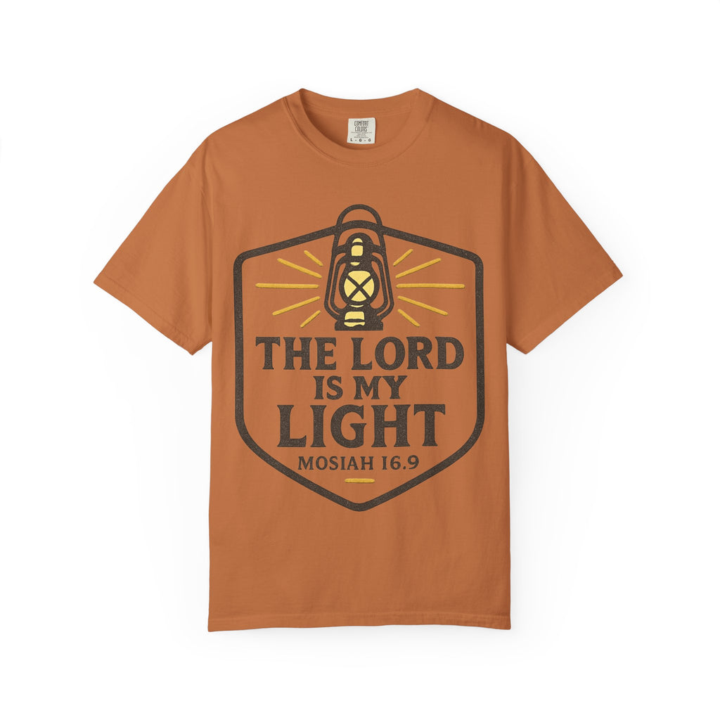 "The Lord is My Light" Unisex Garment-Dyed T-shirt