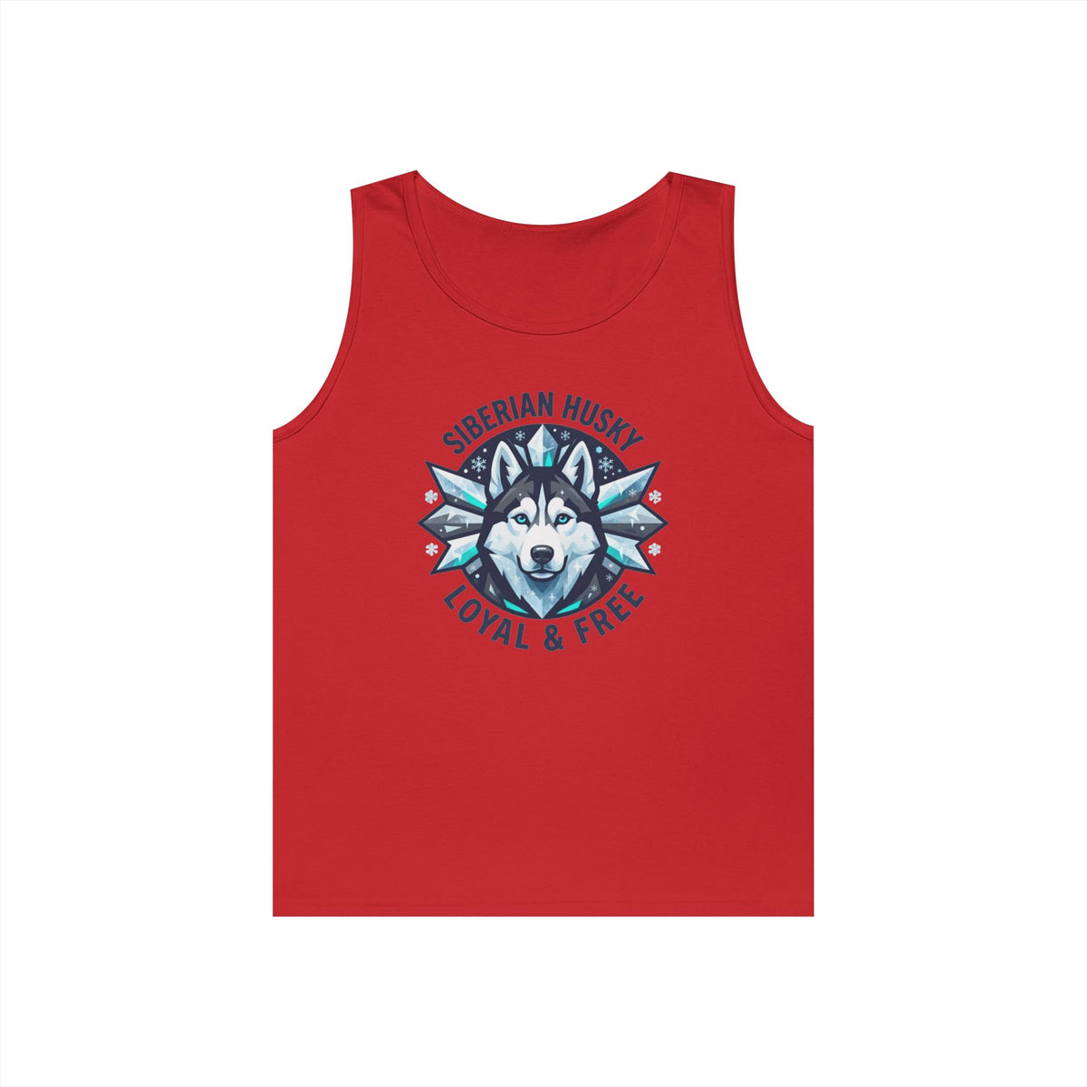 "Siberian Husky Loyal & Free" Tank Top