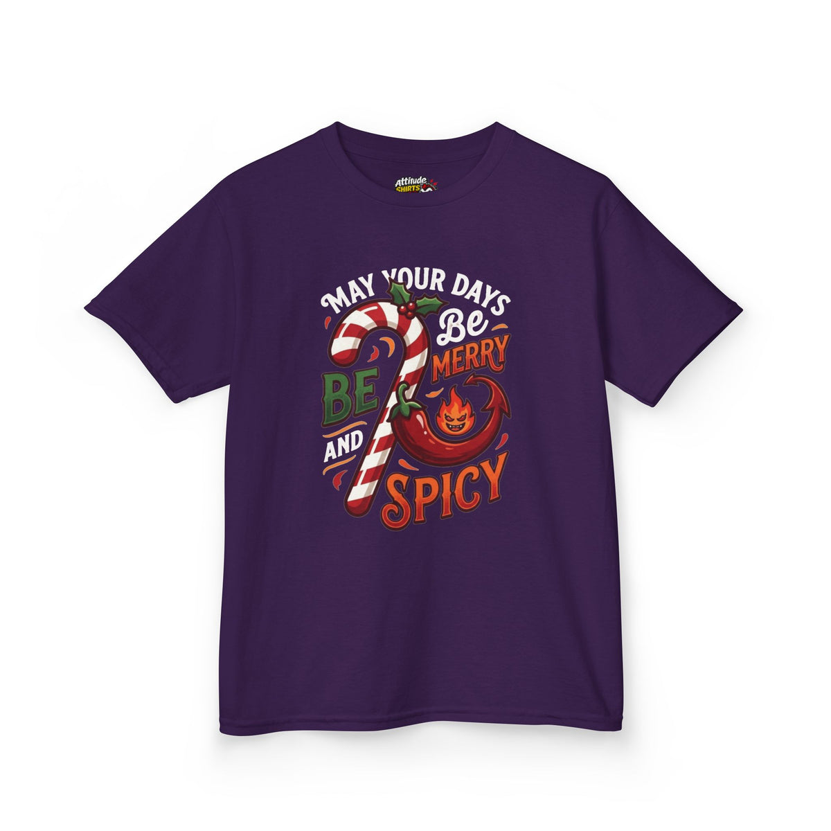 "May Your Days Be Merry and Spicy" Kids Tee