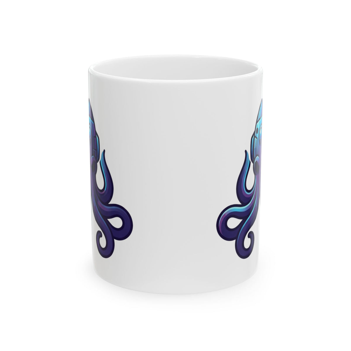"Octo Credible" White Ceramic Mug — Graphic