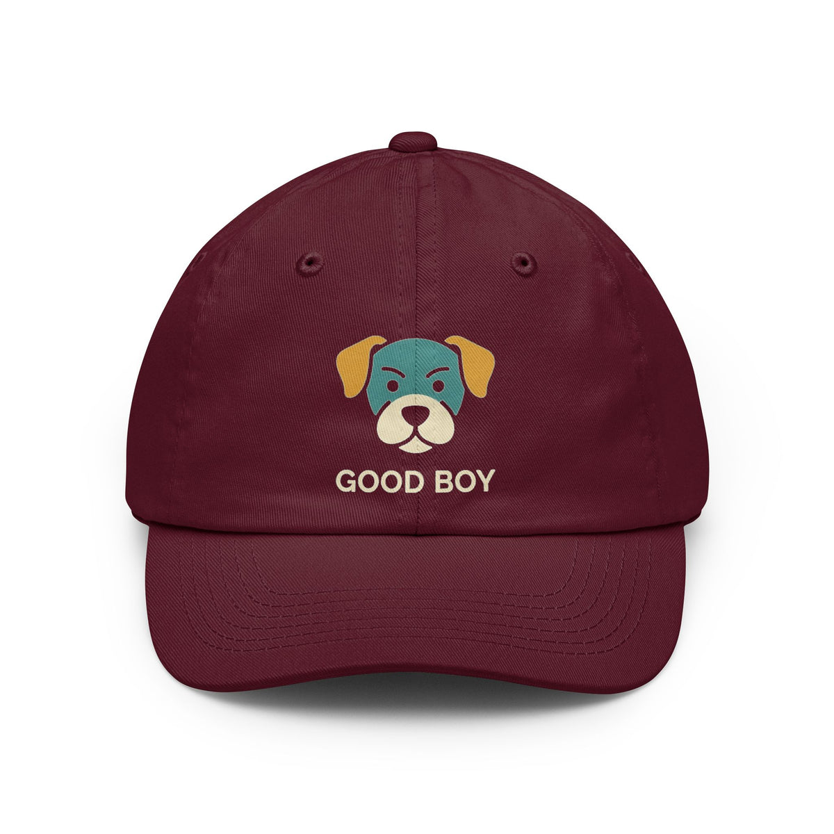 Color: Maroon | I'm A Good Boy Dad Hat