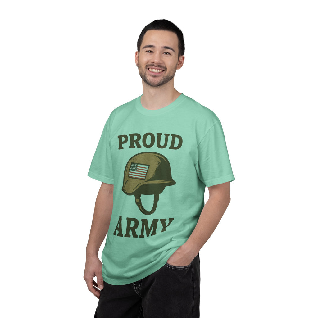 "Proud Army" Unisex Garment-Dyed T-shirt