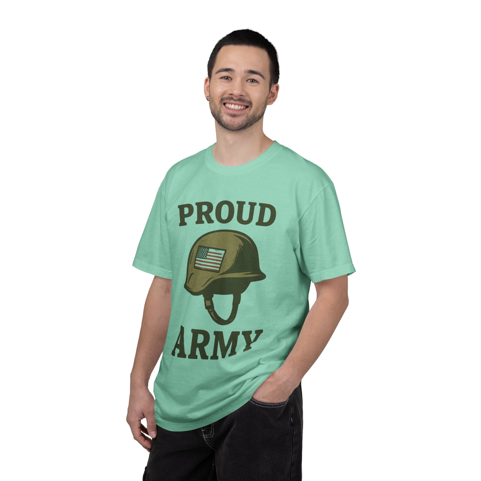 "Proud Army" Unisex Garment-Dyed T-shirt