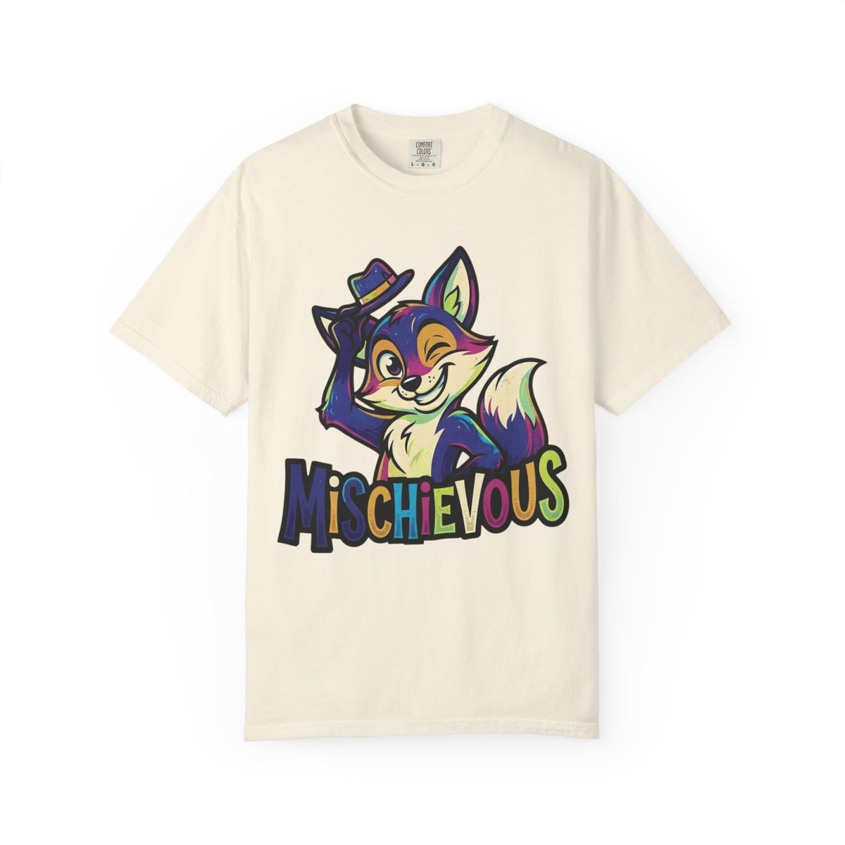 "Mischievous" Unisex Garment-Dyed Tee