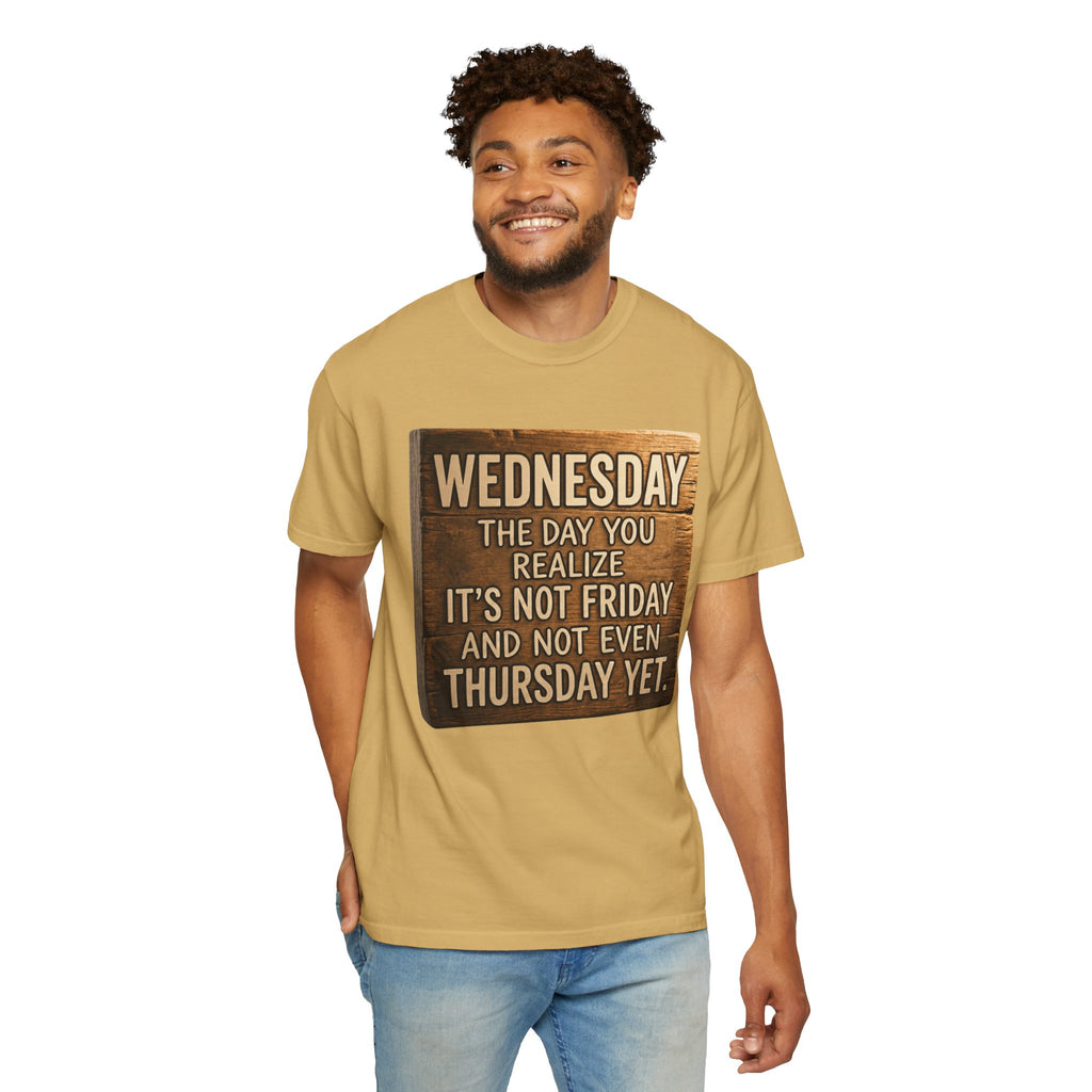 "Wednesday Not Friday" Unisex Garment-Dyed Tee