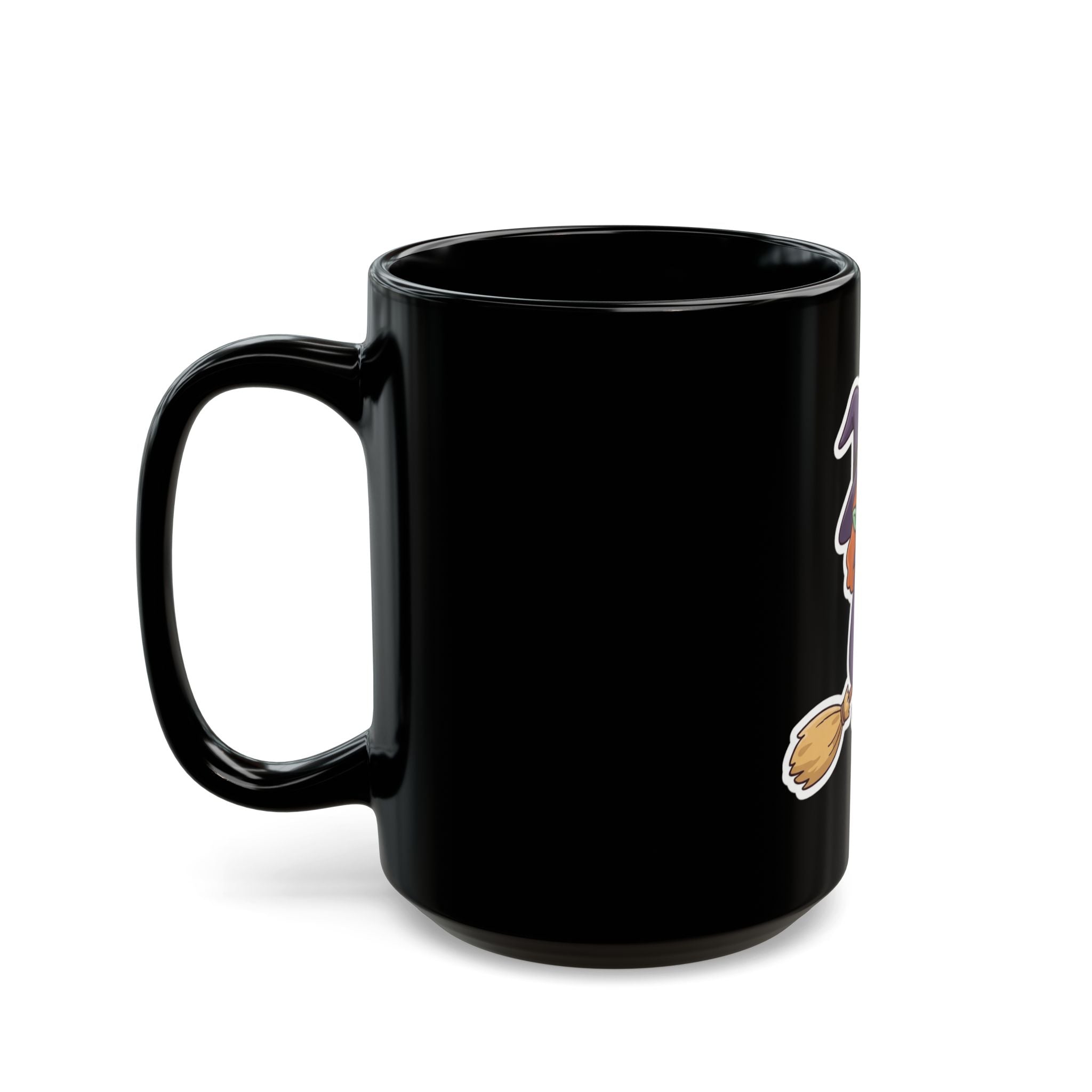 "Witch" Black Ceramic Mug