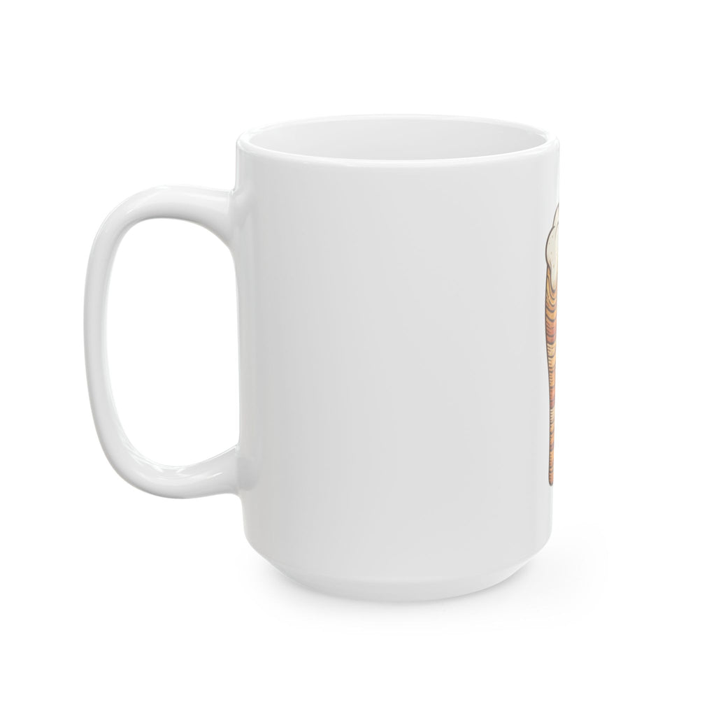 "Shifting Sandstone Beer Co." White Ceramic Mug — Graphic