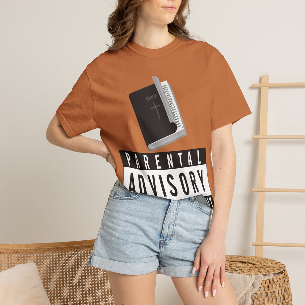 "Rated R for Religious" Unisex Garment-Dyed T-shirt