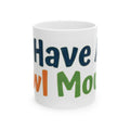 "Fowl Mouth" White Ceramic Mug — Graphic