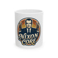 "Nixon Core" White Ceramic Mug