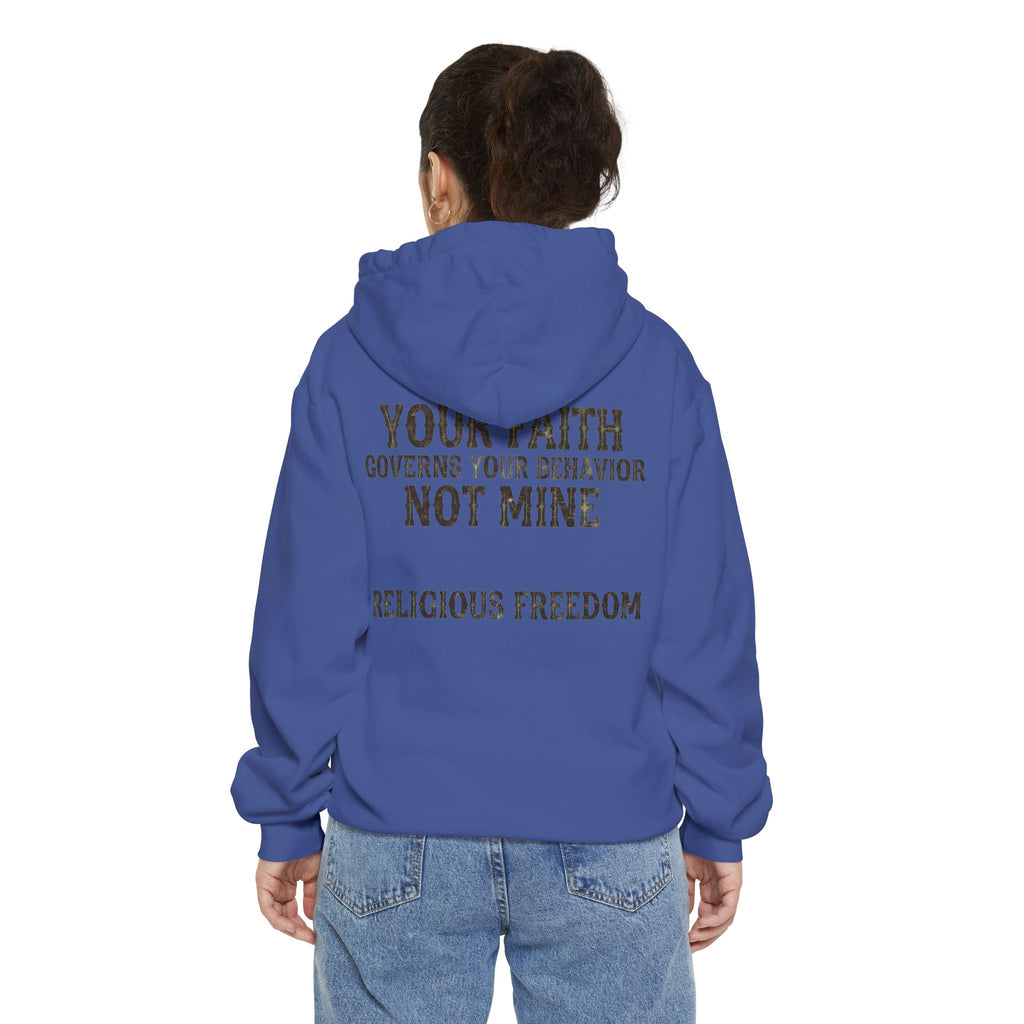 "Religious Freedom" Garment-Dyed Hoodie