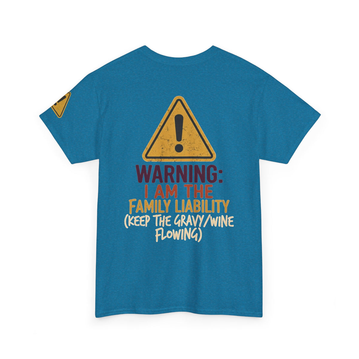 Warning I am The Family Liability Premium Graphic Tee