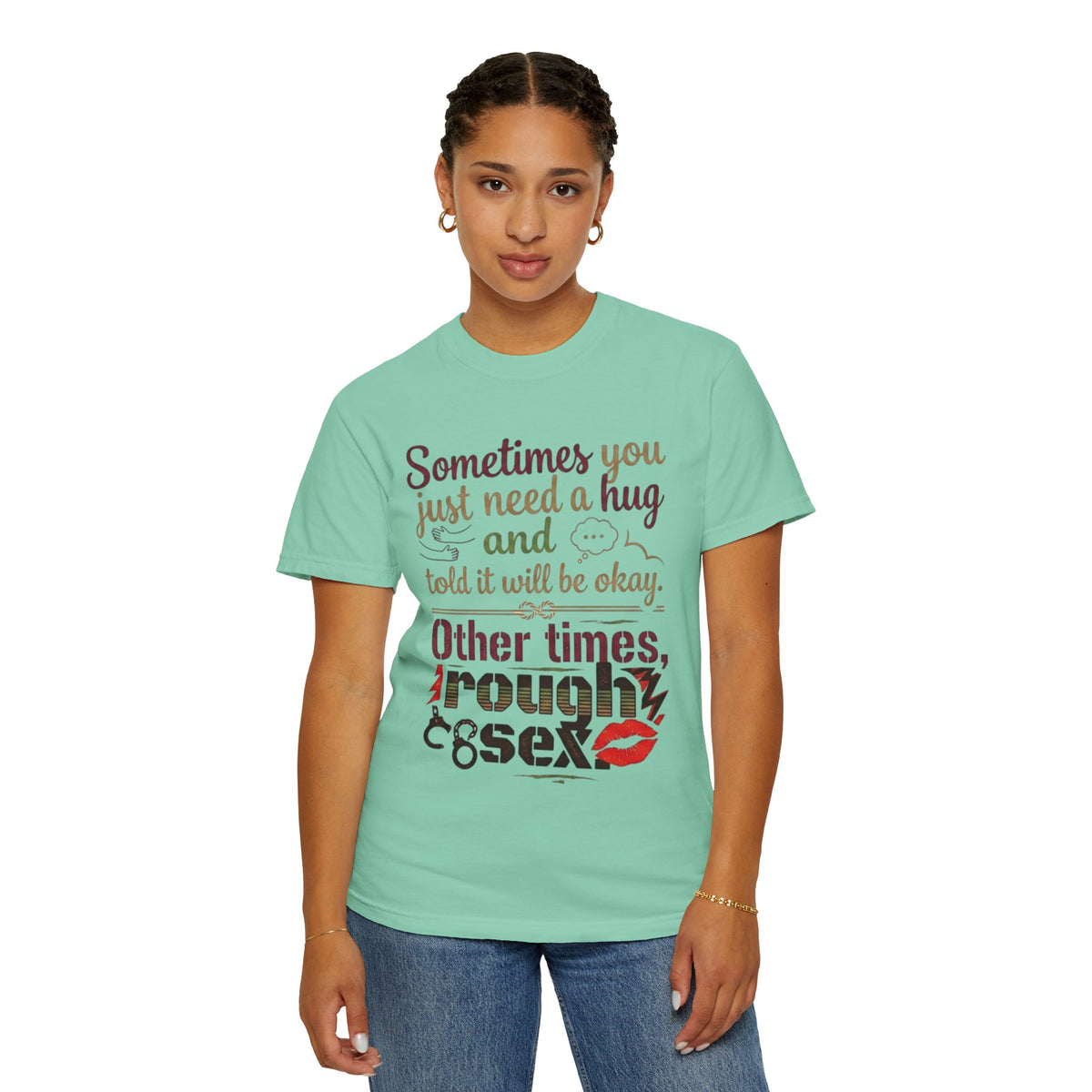 Color: Island Reef | Rough Sex Unisex Garment-Dyed Tee