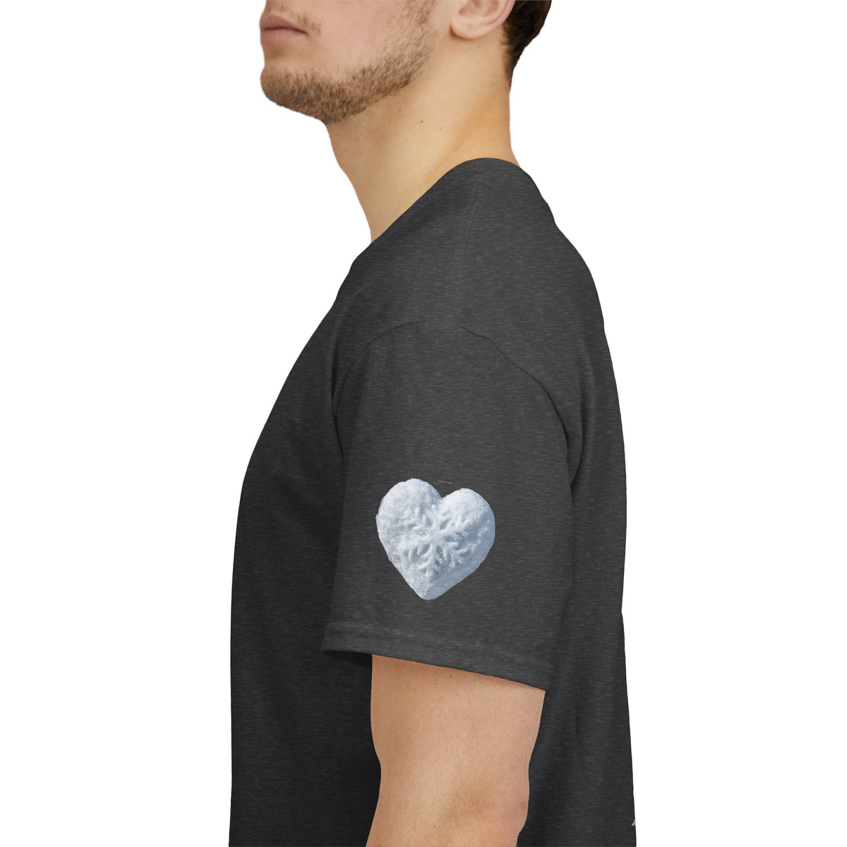 Color: Dark Heather | I Love Snow Premium Graphic Tee