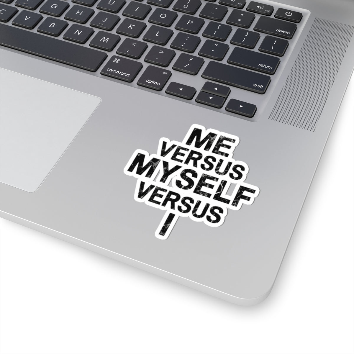 "Me vs Myself vs I" Sticker — Main