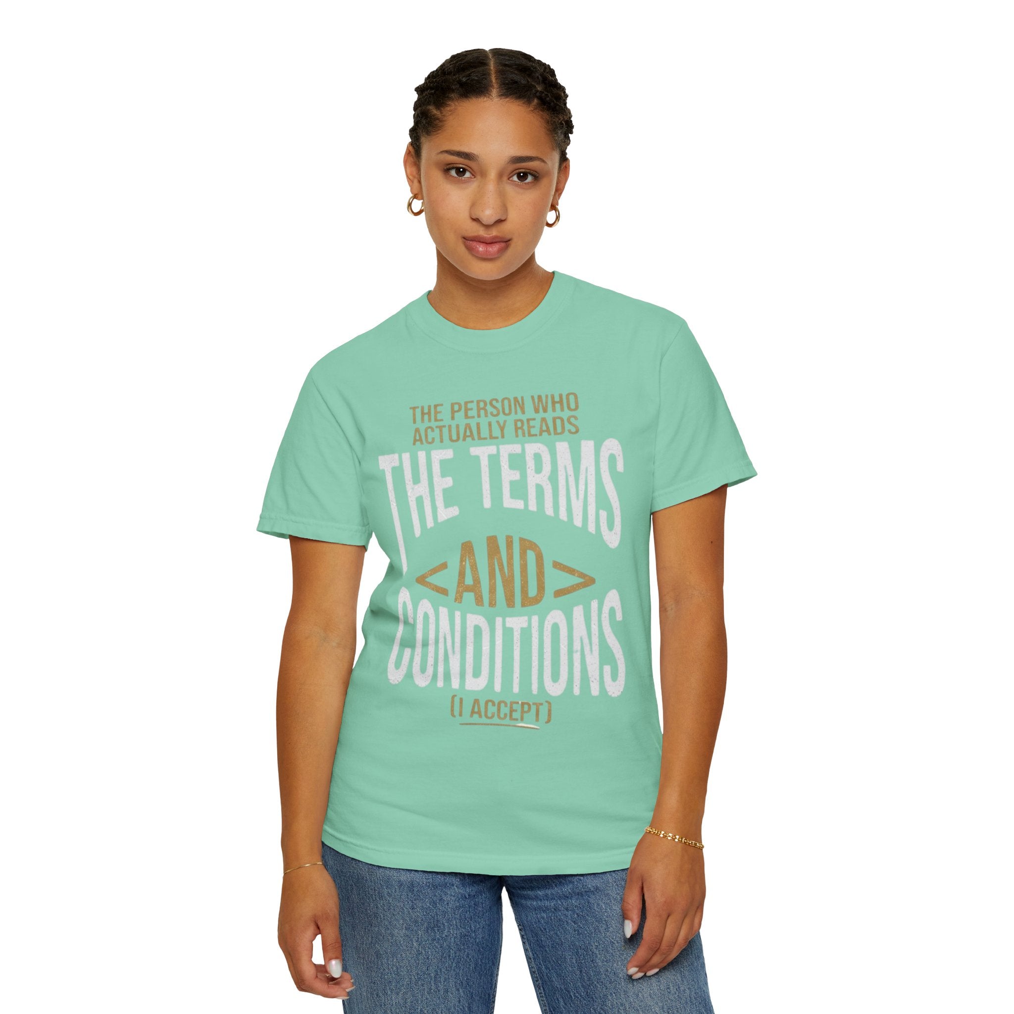 "Terms and Conditions" Unisex Garment-Dyed Tee