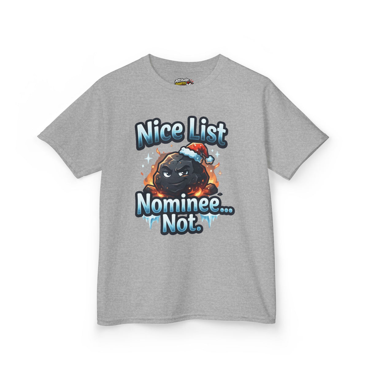 Color: Sport Grey | Nice List Nominee Kids Tee