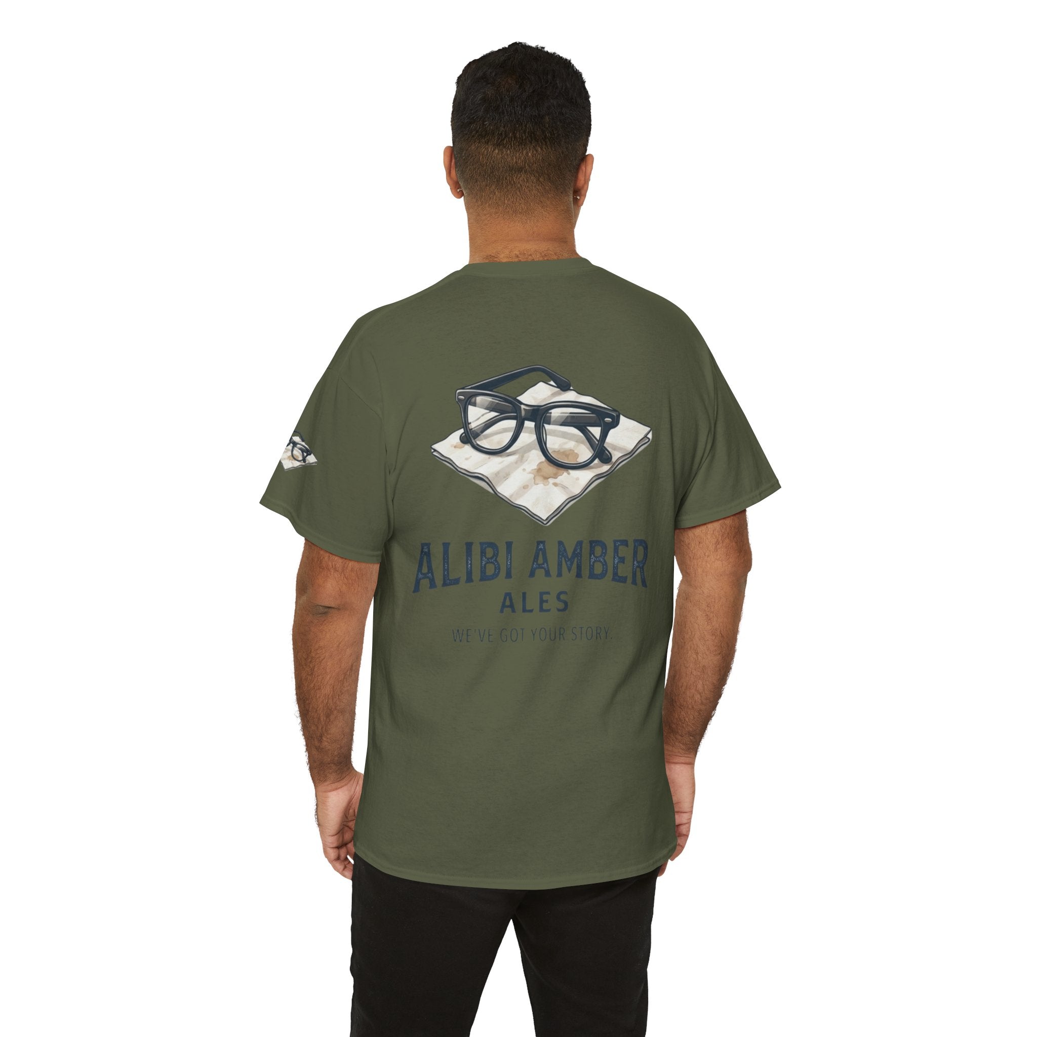 "Alibi Amber Ales" Premium Graphic Tee