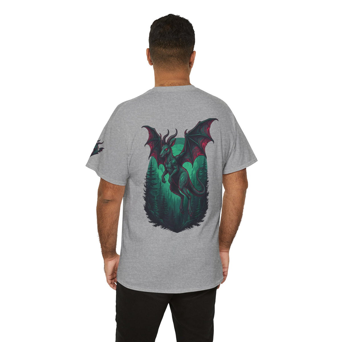 Color: Sport Grey | The Jersey Devil (New Jersey, USA) Premium Graphic Tee