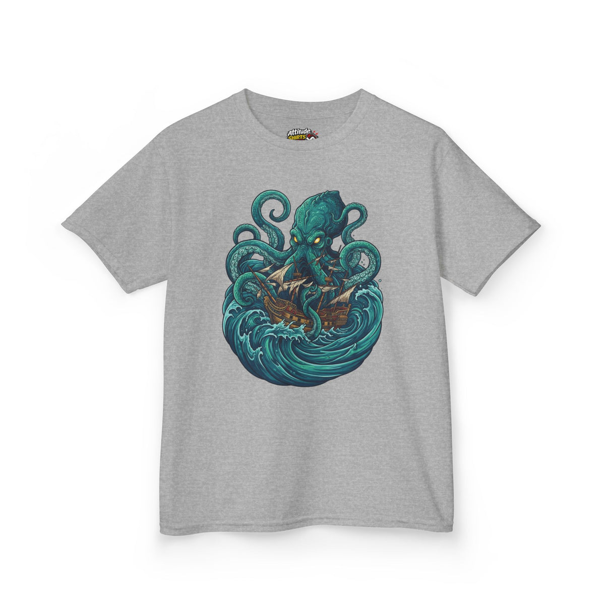 Color: Sport Grey | The Kraken (Norse-Global Maritime) Kids Tee