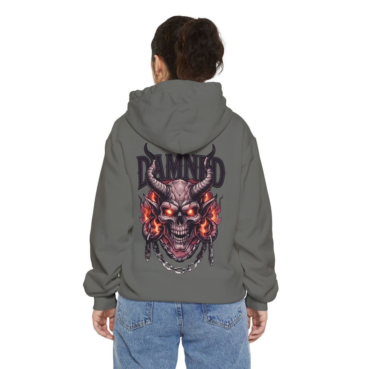 Color: Grey | Damned Garment-Dyed Hoodie