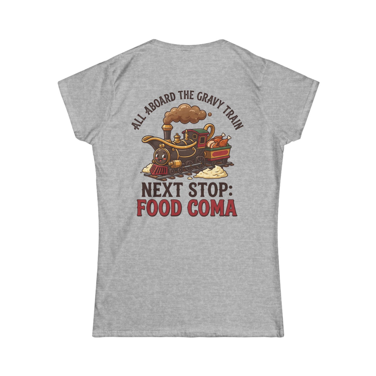"Next Stop Food Coma" Women's Tee