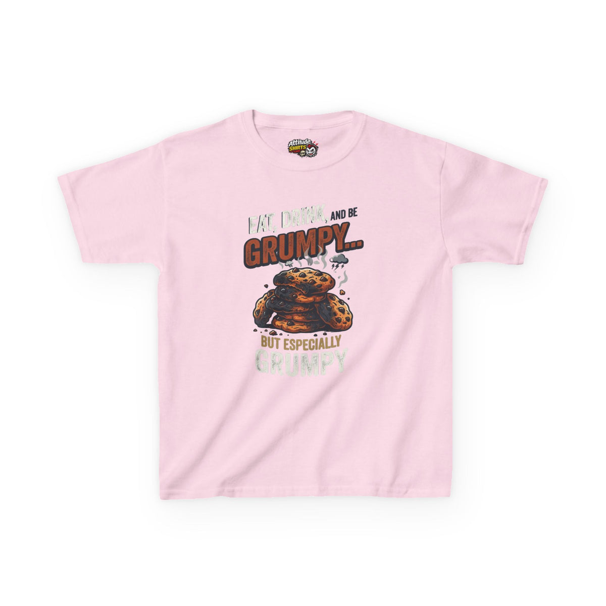Eat Drink And Be Grumpy Kids Tee