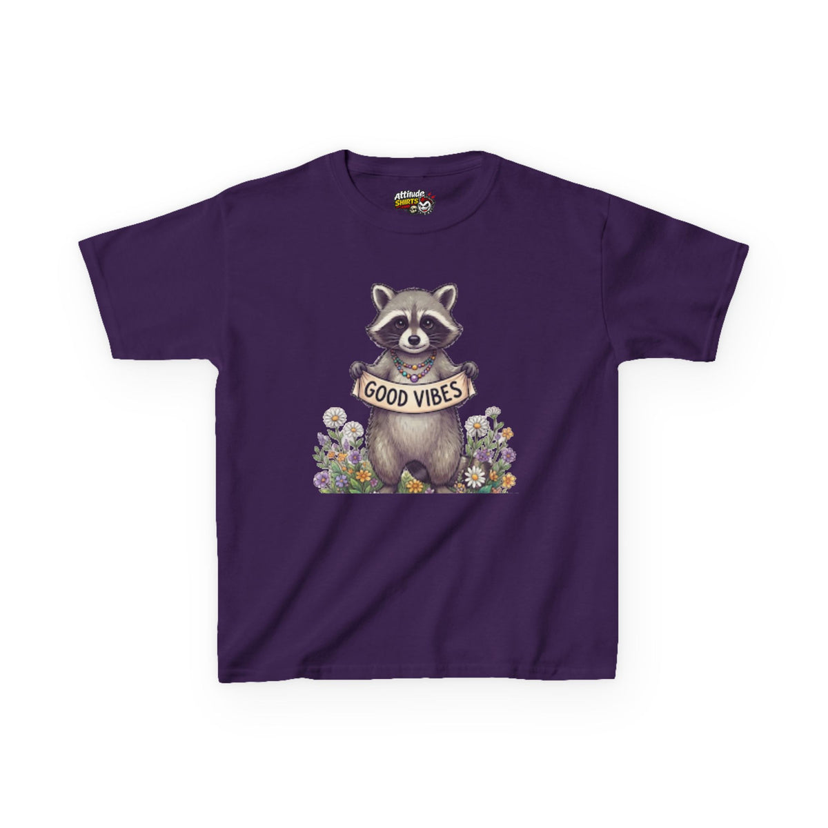 "Hippy Raccoon" Kids Tee