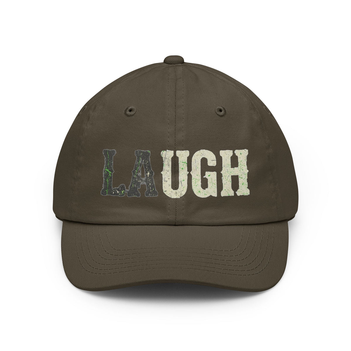 Color: Olive | Choose to Laugh Dad Hat — -C