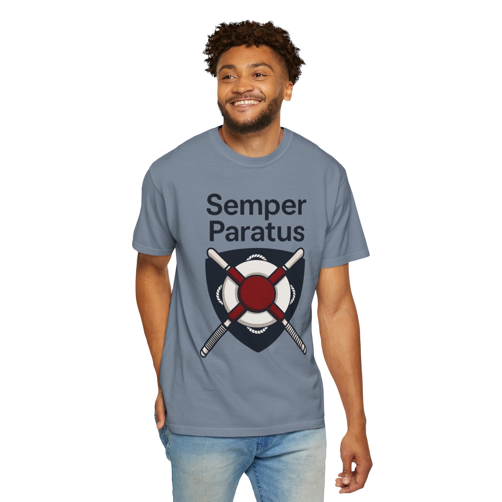 "Semper Paratus" Unisex Garment-Dyed T-shirt