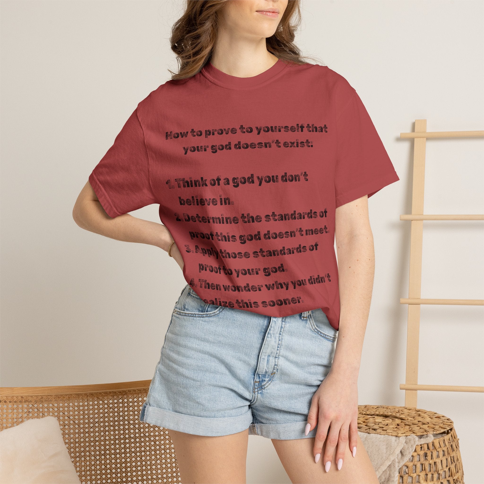 "Divine Double Standard" Unisex Garment-Dyed T-shirt