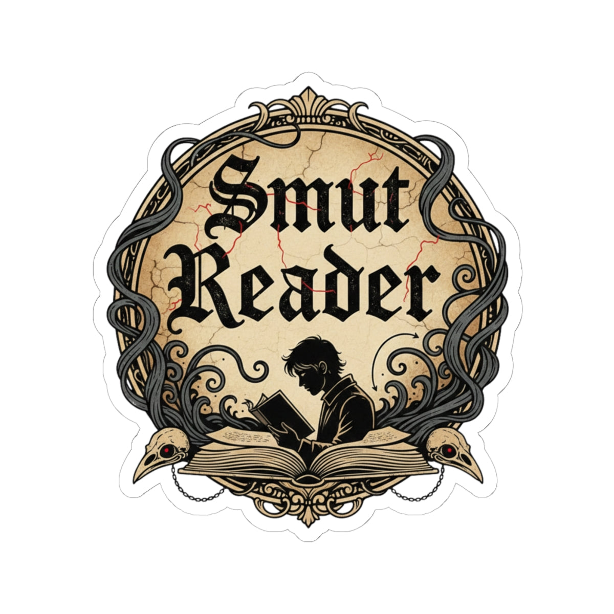 Proud Smut Reader | Kiss-Cut Sticker — AttitudeShirts