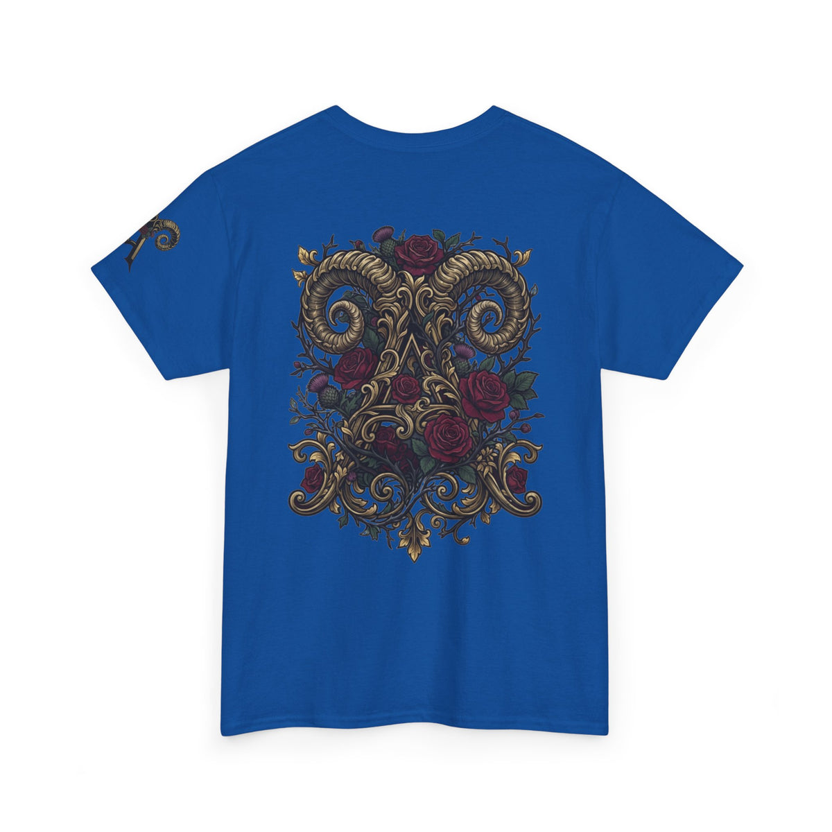 Floral Monogram Aries Premium Graphic Tee