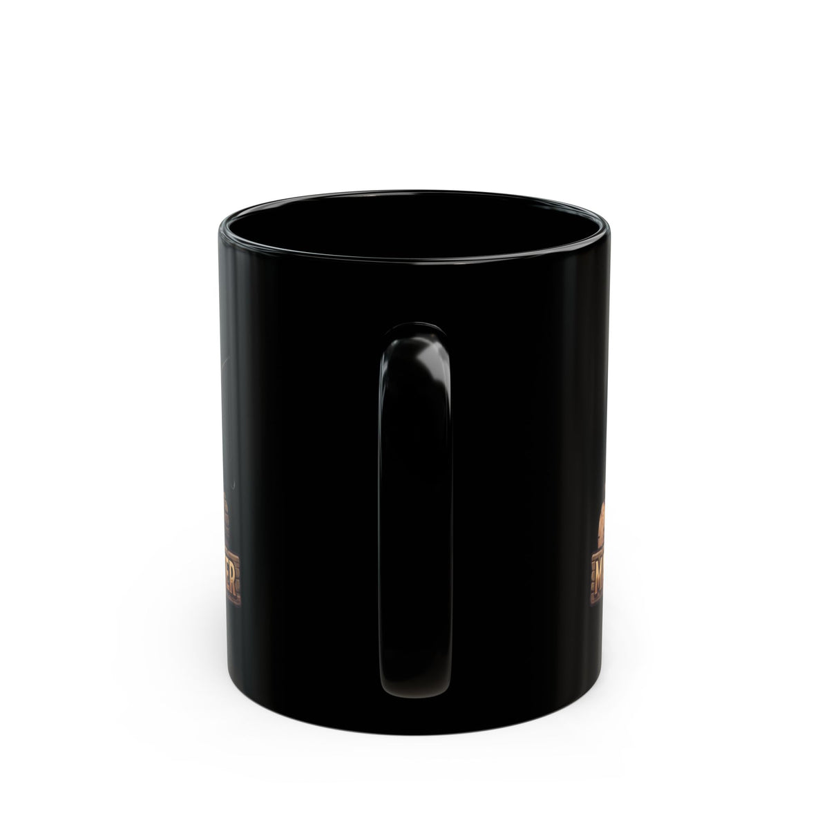 "Bear Master Baiter" Black Ceramic Mug