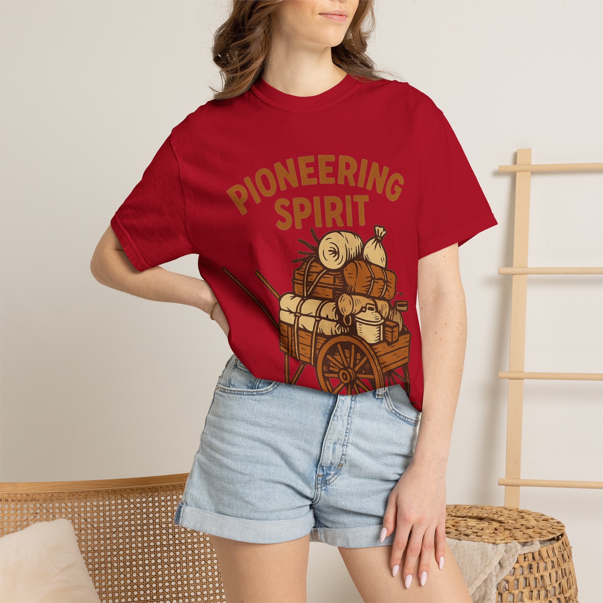 "Pioneering Spirit" Unisex Garment-Dyed T-shirt