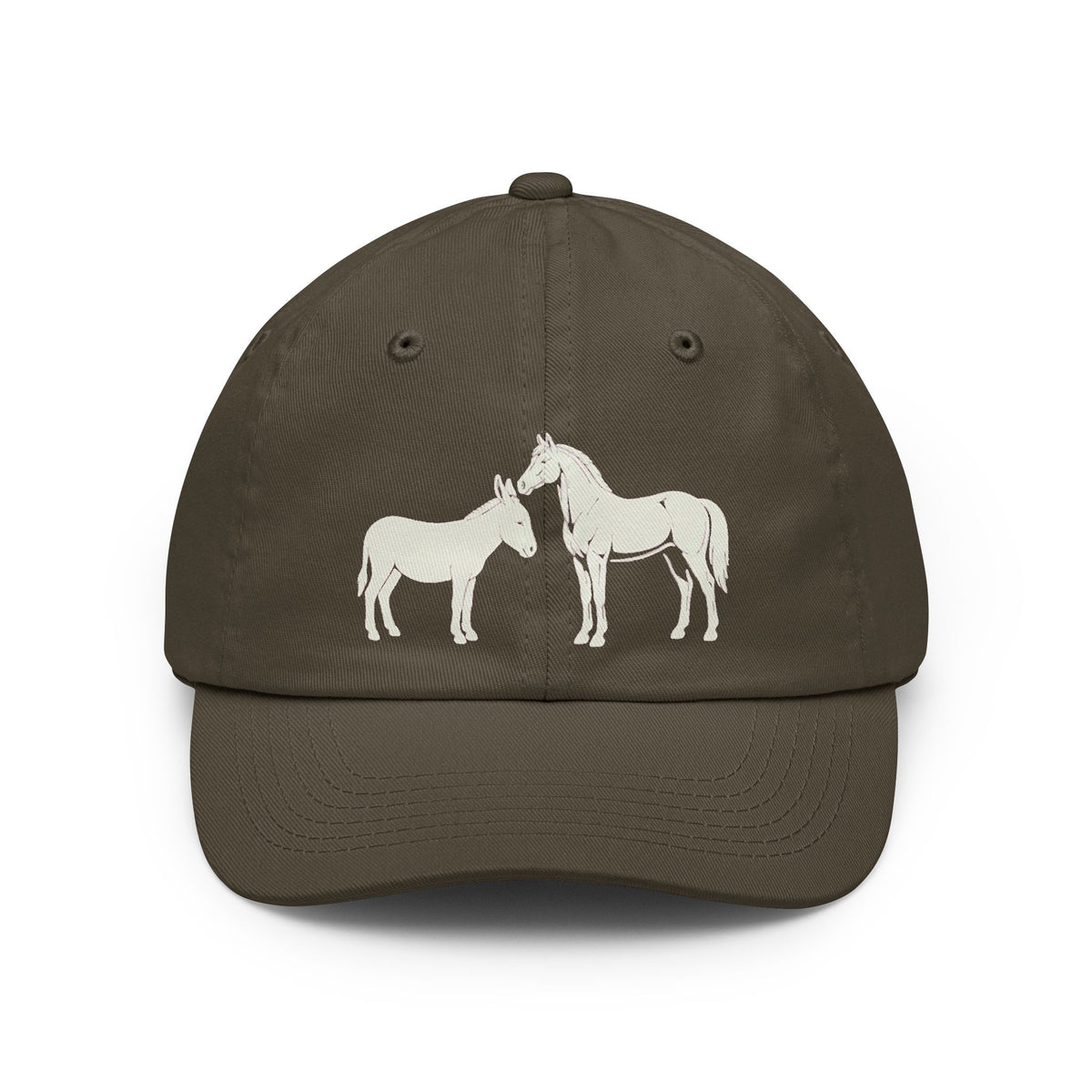 Color: Olive | Good Book Series Ezekiel 23 20 Love Language Dad Hat — Graphic