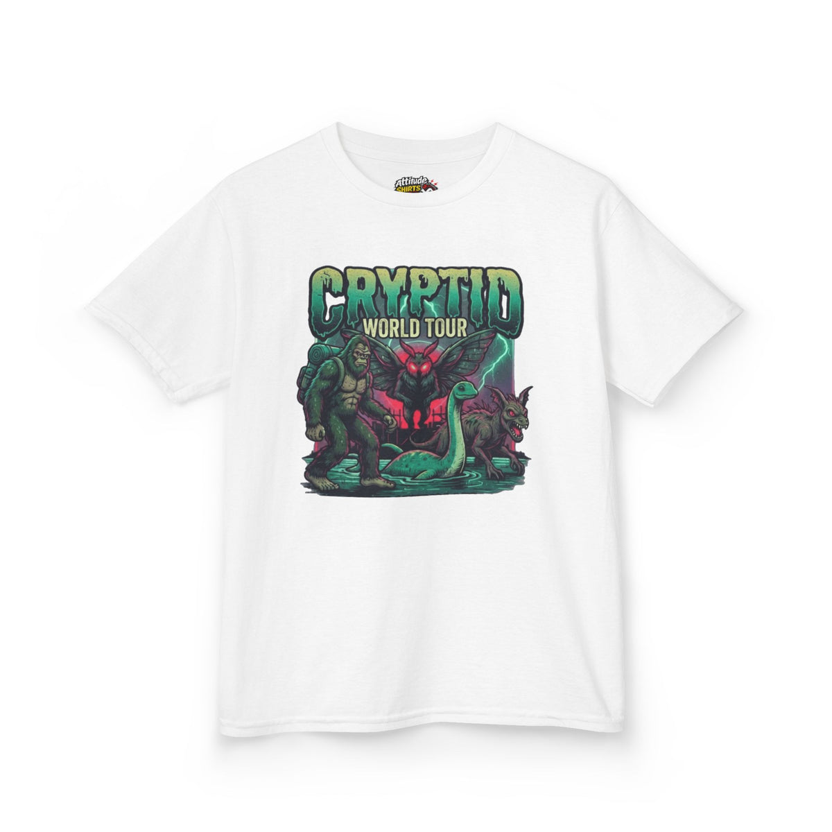"Puzizia (Global-Cryptid Mashup) Cryptid World Tour" Kids Tee