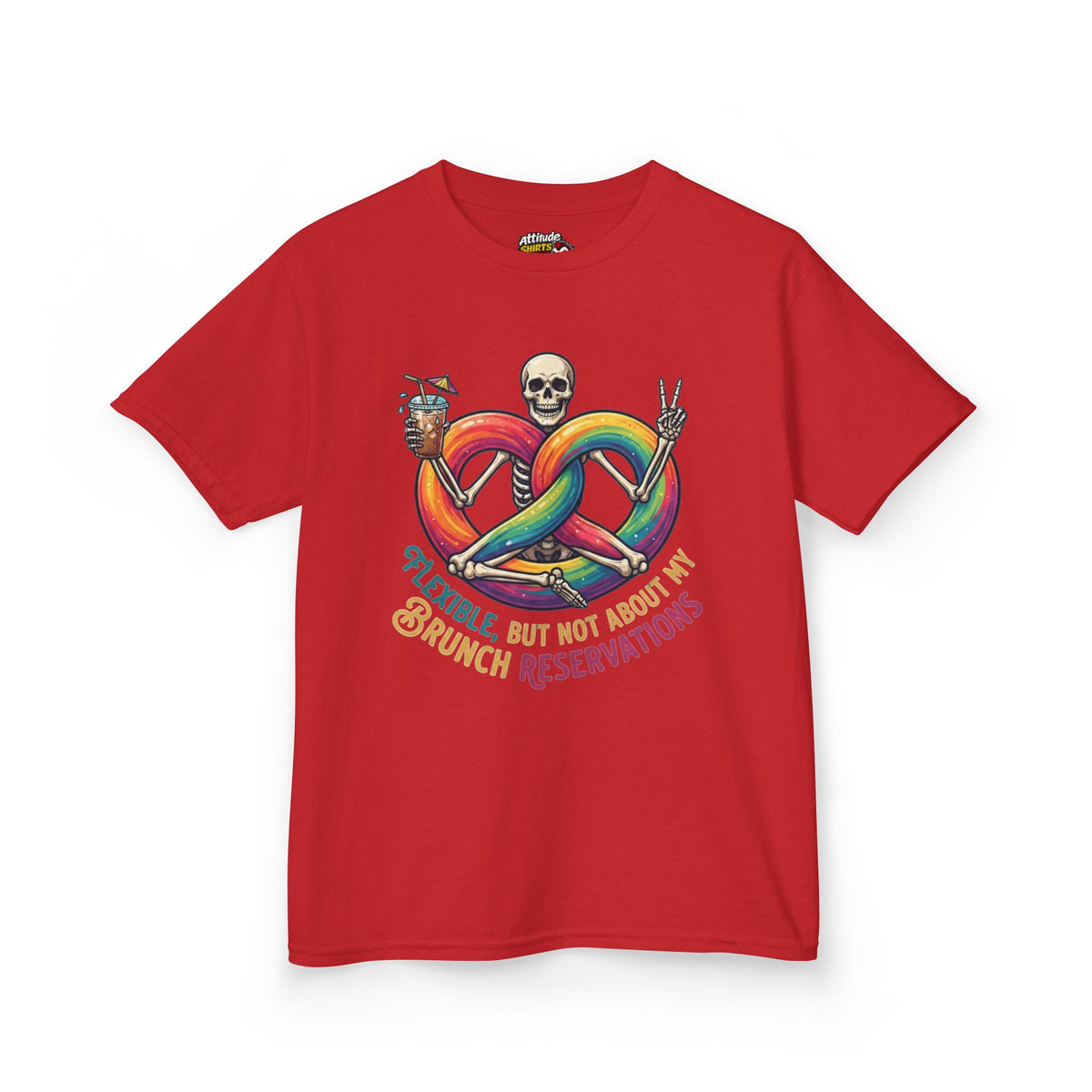 "Flexible But Not About Brunch" Kids Tee