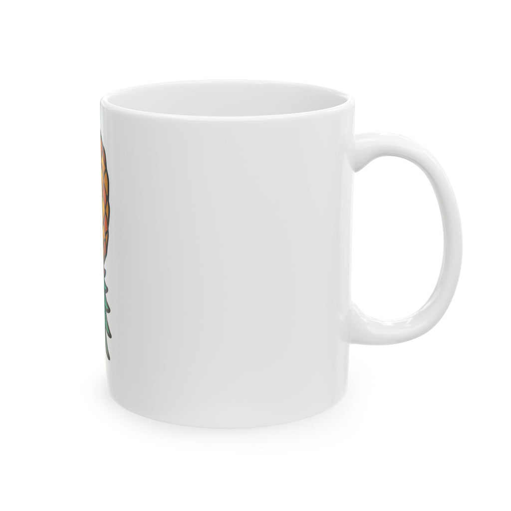 "Good Eating" White Ceramic Mug — Graphic