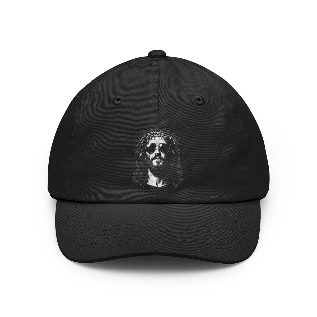 Color: Black | Good Book Series - Son of A Virgin Dad Hat — Graphic
