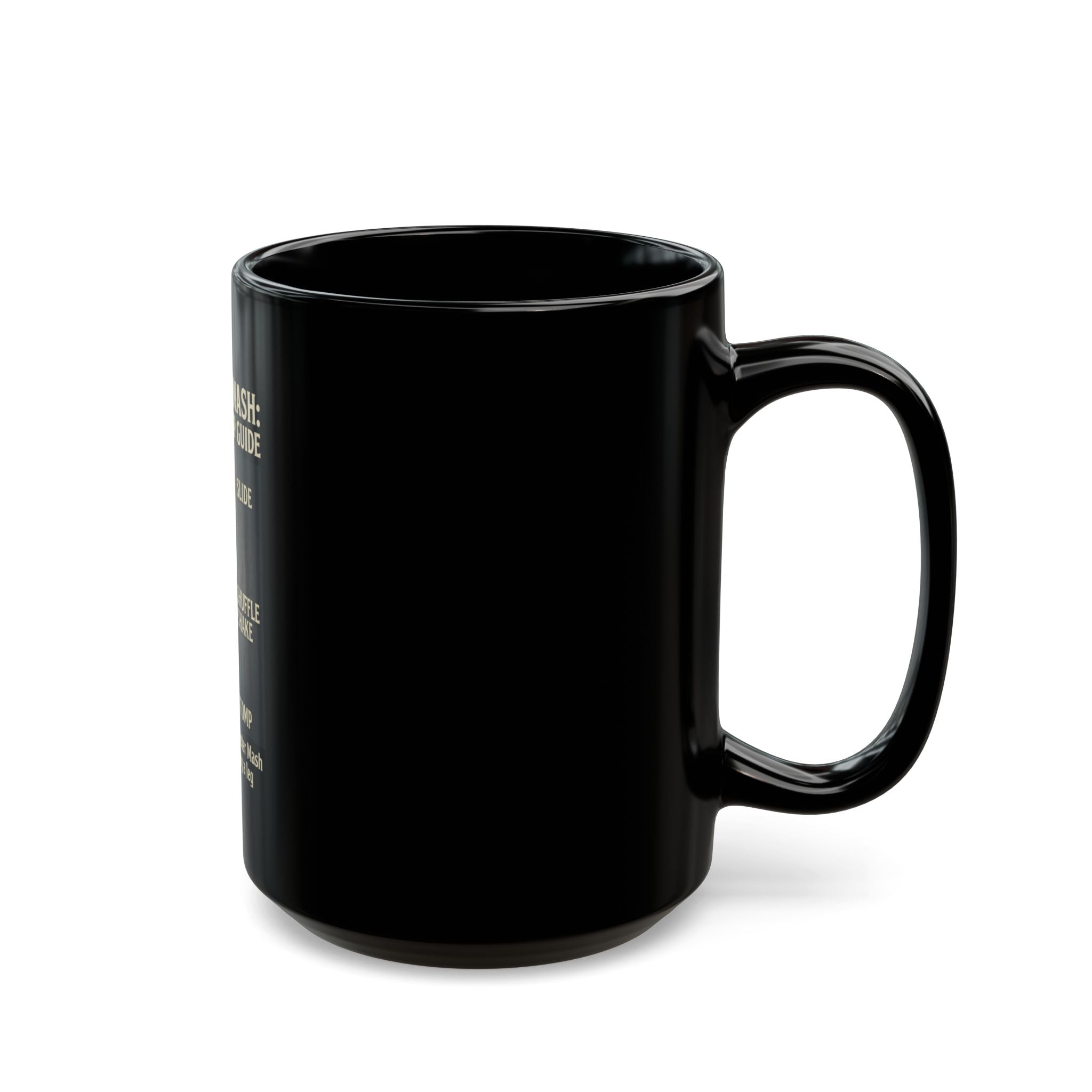 "Monster Mash" Black Ceramic Mug