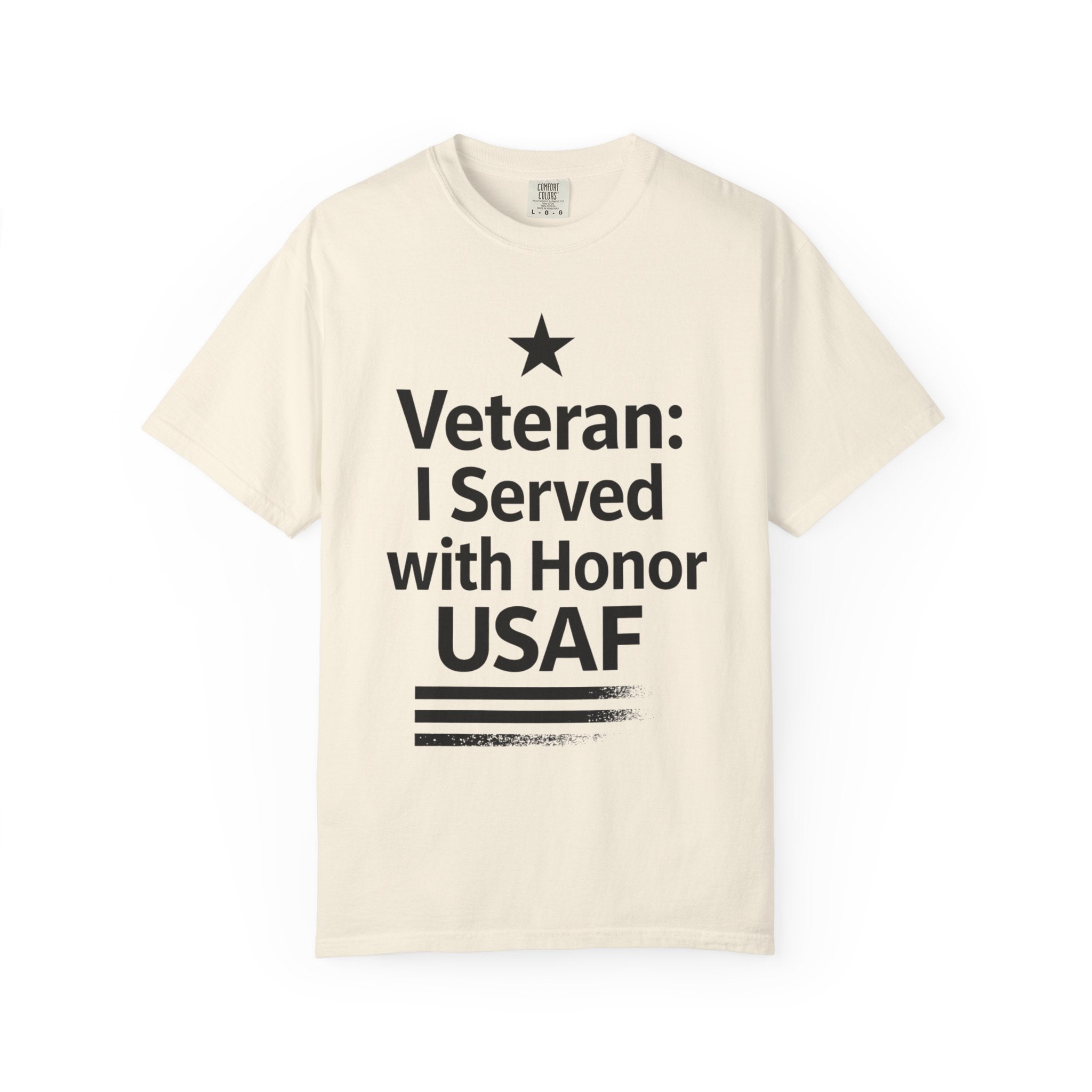 "Served With Honor" Unisex Garment-Dyed T-shirt